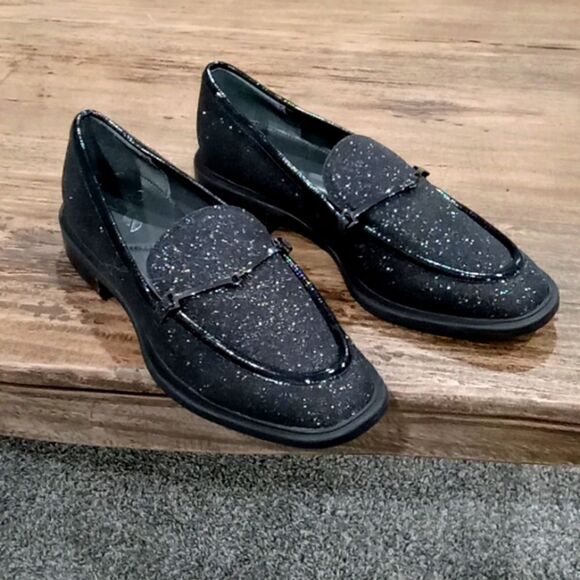 Sarto "Eda 3" black glitter loafer item number 563239 size 7 NWT - Picture 7 of 10